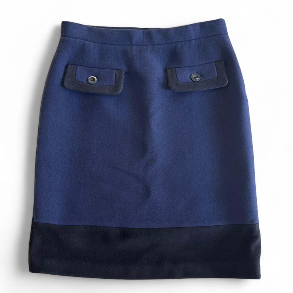 Miu Miu - 2018 - Bicolor Wool Skirt - IT 44 - US Medium